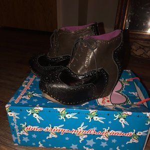 Irregular Choice Wedge Mules